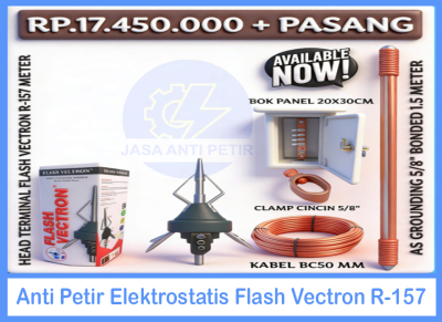 Anti Petir Elektrostatis Flash Vectron R-157