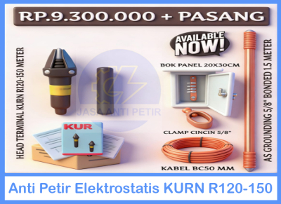 Anti Petir Elektrostatis KURN R120-150