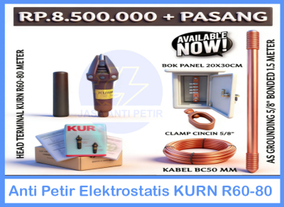Anti Petir Elektrostatis KURN R60-80