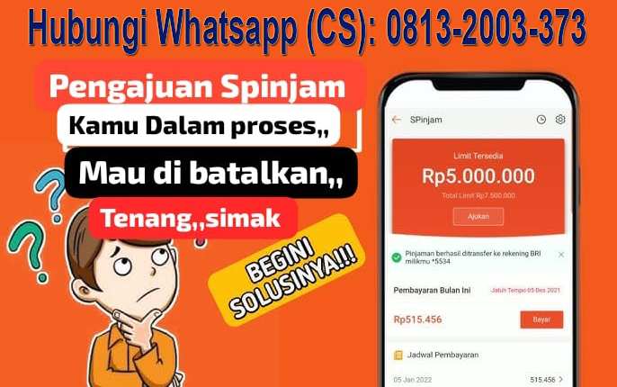 cara membatalkan pinjaman spinjam shopee