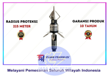 Penangkal Petir Flash Franklin - Anti Petir Elektrostatis